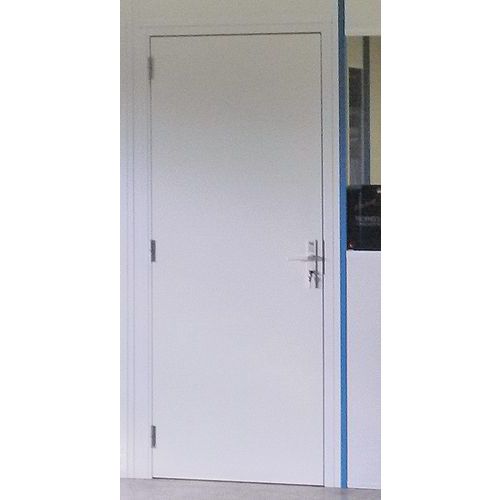 Porta rebatível para divisórias de oficina em melamina - Painel integral - Altura 3,03 m