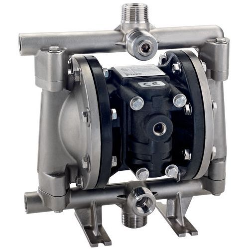 Bomba pneumática de membranas - Produtos carregados, abrasivos e viscosos