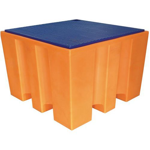 Palete de retenção 1100 L - Manutan Expert Palete de retenção 1100 L - Manutan Expert