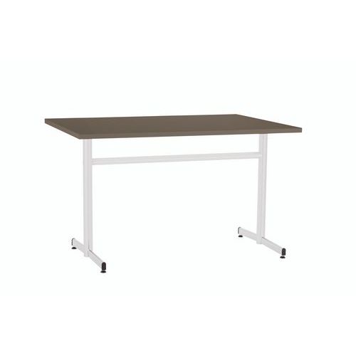 Mesa de cafetaria - 120 x 80 cm - Retangular
