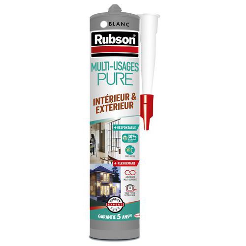 Mástique de silicone multiusos PURE de 280 ml – Rubson