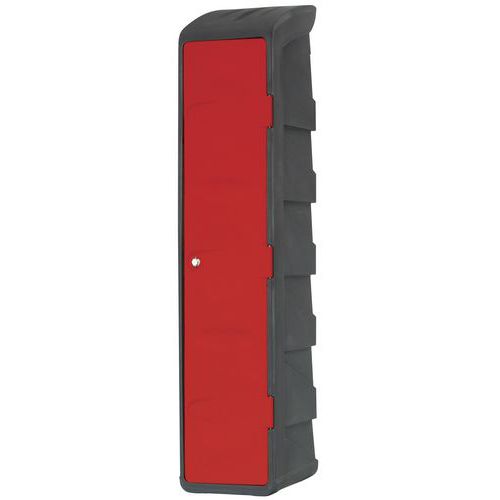 Cacifo de plástico – com base, topo e prateleira