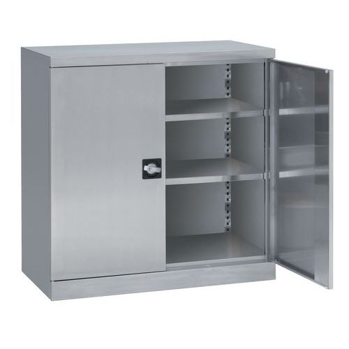 Armário baixo em inox – 2 portas