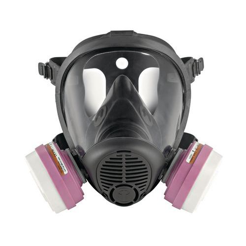 Máscara respiratória panorâmica reutilizável Optifit Twin