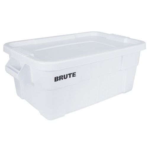 Caixa BRUTE®, comprimento de 700 mm, 53 a 75,5 L com tampa – Rubbermaid