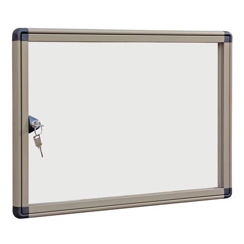 Vitrina de exterior Alcor – fundo em alumínio – porta em plexiglas