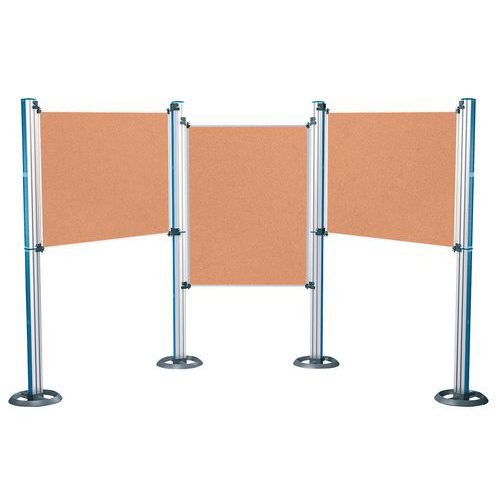 Painel de exposição modular para sistema de apresentação – Nobo