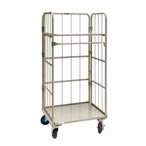Contentor móvel encaixável – Base em aço – Capacidade de 500 kg