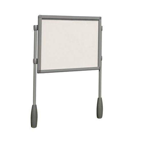 Vitrina de exterior sobre montantes Antares – Fundo em alumínio – Porta em vidro plexiglas