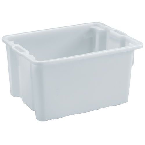 Caixa retangular empilhável encaixável - Comprimento 550 mm a 720 mm - 50 L a 90 L Caixa retangular empilhável encaixável - Comprimento 550 mm a 720 mm - 50 L a 90 L
