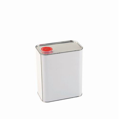 Bidão em ferro com tampa utilizável como bico de descarga – 0,25 a 5 L