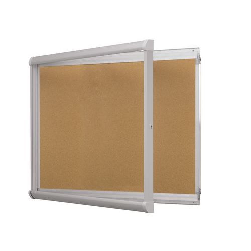 Vitrina exterior Leader – Fundo em cortiça – Porta em plexiglas – Vanerum