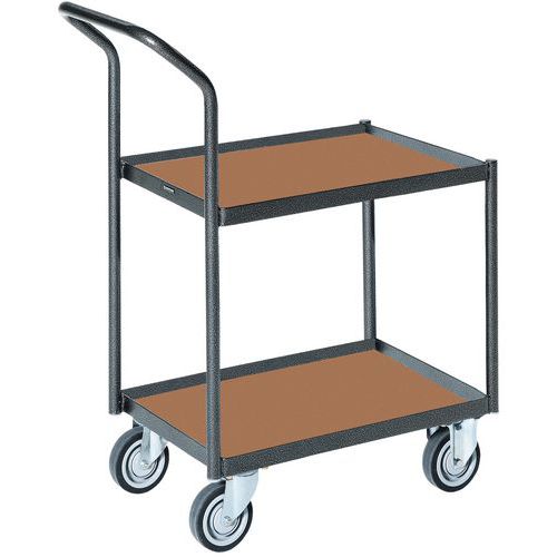 Carro de aço para caixas – 610 mm de comprimento – capacidade de 200 kg Carro de aço para caixas – 610 mm de comprimento – capacidade de 200 kg