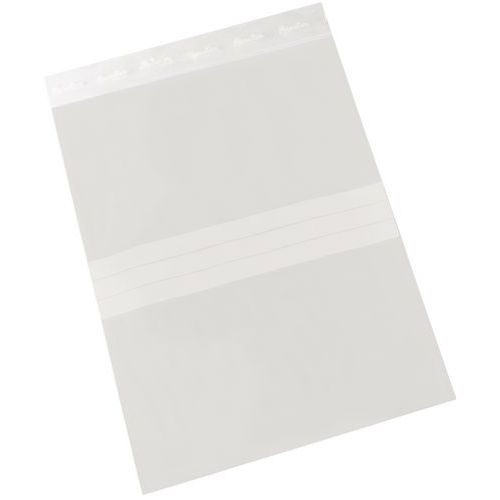 Saquetas zip – Fitas brancas de 50 µm - Manutan Expert