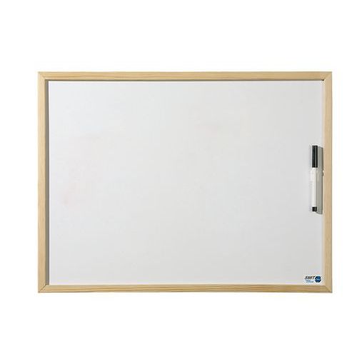 Quadro branco com perfil em madeira Quadro branco com perfil em madeira
