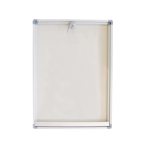 Vitrina de interior Phoenix – Fundo em alumínio – Porta em plexiglas