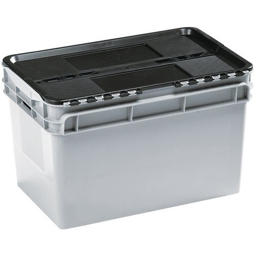 Caixa padrão com tampa integrada – 400 mm de comprimento – 45 a 60 L Caixa padrão com tampa integrada – 400 mm de comprimento – 45 a 60 L