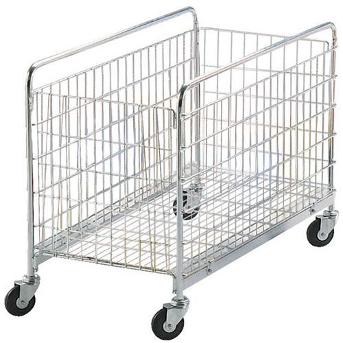 Carro gradeado dobrável - Capacidade 50 kg