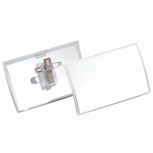 Porta-crachás Clik Fold - Com mola combi