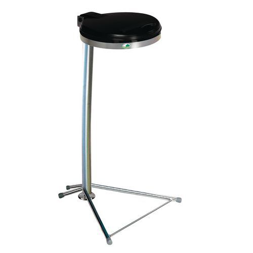 Suporte para saco de lixo com tampa - 120 L