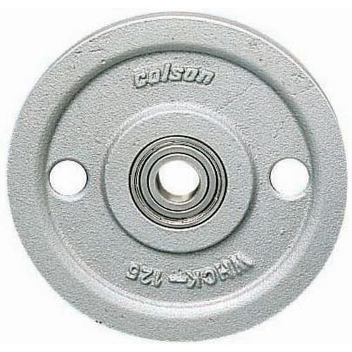 Roldana em ferro fundido e aço sobre rolamento de esferas - Capacidade de 85 a 550 kg