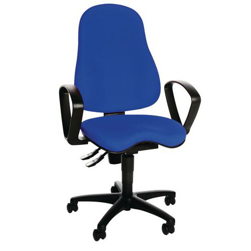 Cadeira de escritório ergonómica Sitness 10 – base em polipropileno Cadeira de escritório ergonómica Sitness 10 – base em polipropileno