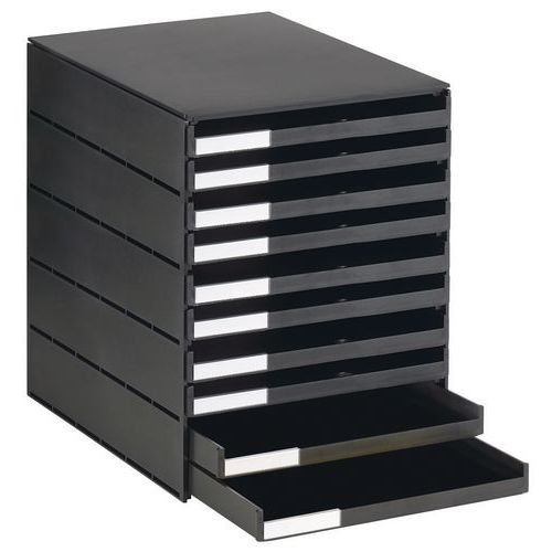 Módulo de arquivo – 10 gavetas – Styro Módulo de arquivo – 10 gavetas – Styro