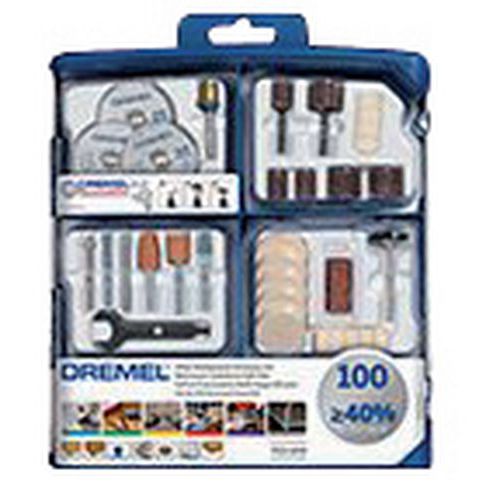 Kit de acessórios multiusos para Dremel - 100 peças