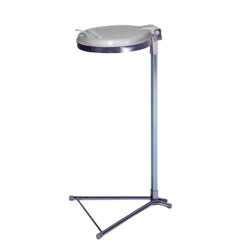 Suporte para saco de lixo com tampa - 120 L