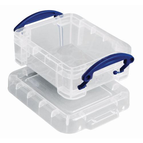 Caixa de arrumação – 90 mm de comprimento – 0,07 a 0,14 L – modelo translúcido – conjunto de 5 Caixa de arrumação – 90 mm de comprimento – 0,07 a 0,14 L – modelo translúcido – conjunto de 5