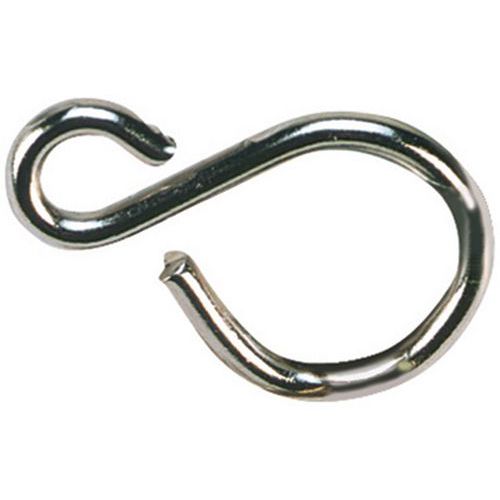 Gancho em S - Ferro niquelado