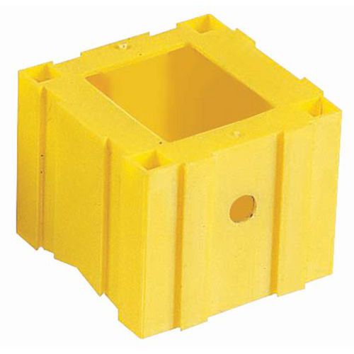 Cubo de roletes - Fixação através de parafusos ou pregos