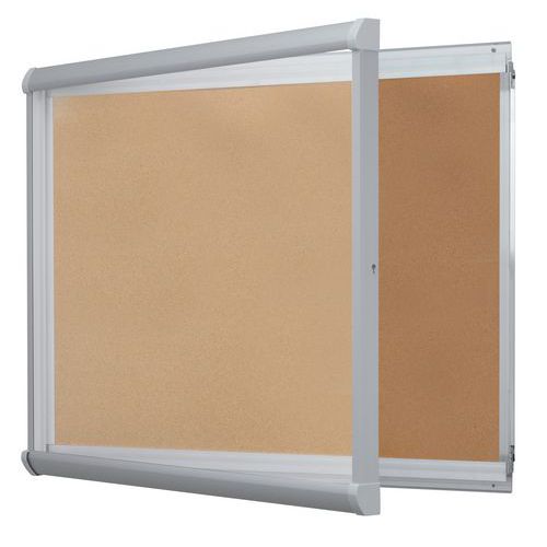 Vitrina exterior Leader – Fundo em cortiça – Porta em plexiglas – Vanerum