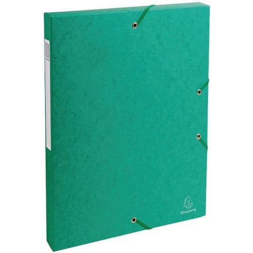 Caixa de arquivo Exabox em cartão lustrado A4