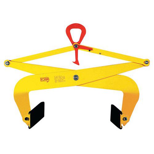 Pinça de aperto automático – Capacidade de 500 a 1000 kg