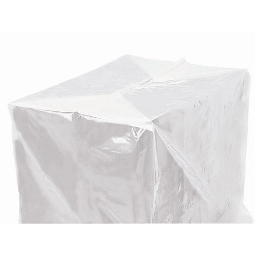 Cobertura polietileno termoretrátil - Para palete 800 x 1200 mm