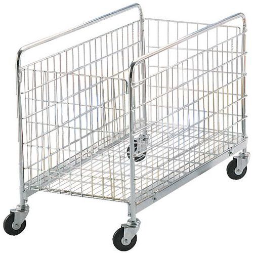 Carro gradeado dobrável - Capacidade 50 kg