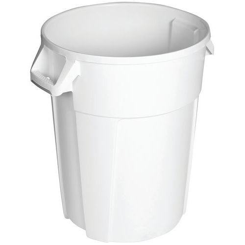 Contentor redondo para contacto alimentar – 120 L – Manutan