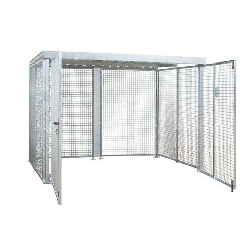 Cabina de armazenamento de botijas de gás - 2 portas