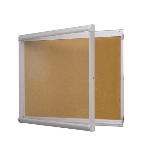 Vitrina exterior Leader – Fundo em cortiça – Porta em plexiglas – Vanerum