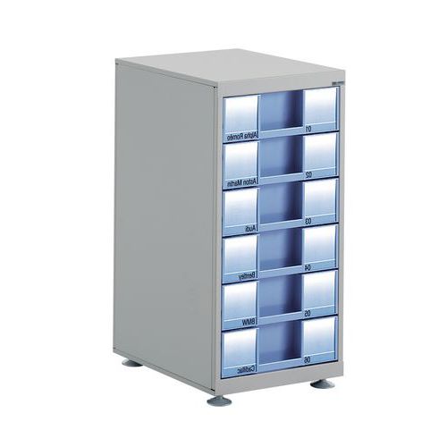 Módulo simples – 60 cm de altura – 6 gavetas