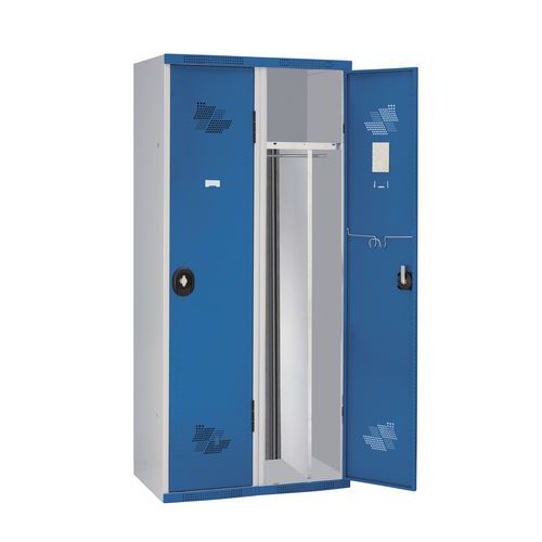 Cacifo com 2 colunas Seamline Optimum® – largura de 300 mm, com base – Acial