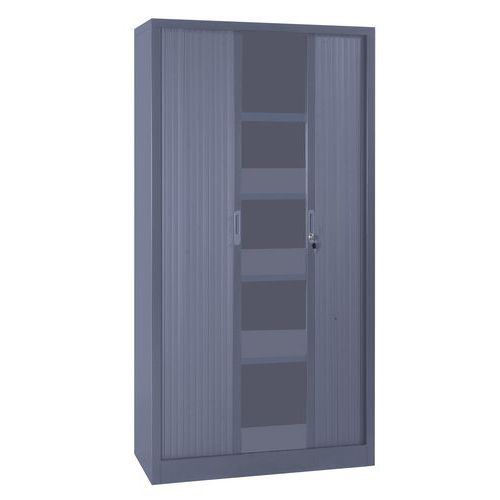 Armário alto com portas de persiana em kit – largura 100 cm - Manutan Expert
