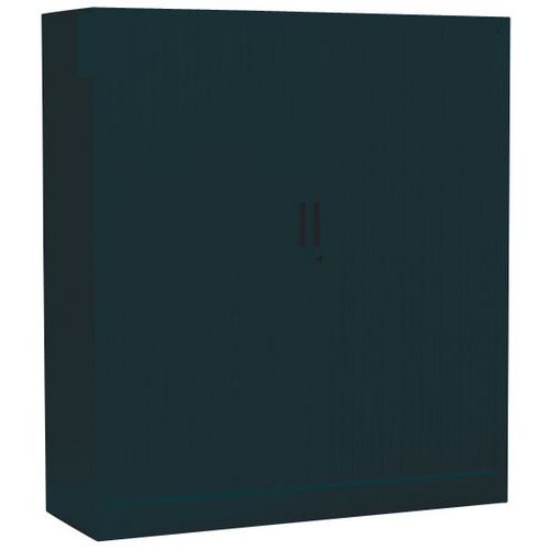Armário com portas de persiana Premium unido - Altura 136 cm