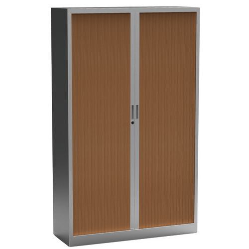Armário com portas de persiana Premium bicolor – altura 198 cm Armário com portas de persiana Premium bicolor – altura 198 cm