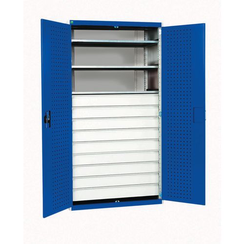 Armário de oficina com gavetas Bott SMF - 9 gavetas Armário de oficina com gavetas Bott SMF - 9 gavetas