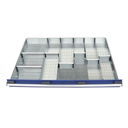 Lote de divisórias para armário de gavetas Bott SL-107 - 12,7 cm de altura