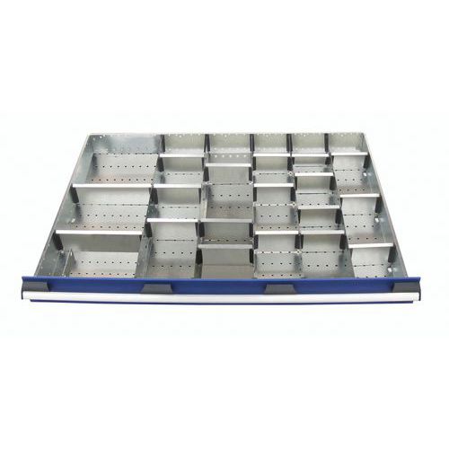 Lote de divisórias para armário de gavetas Bott SL-107 - 8 cm de altura