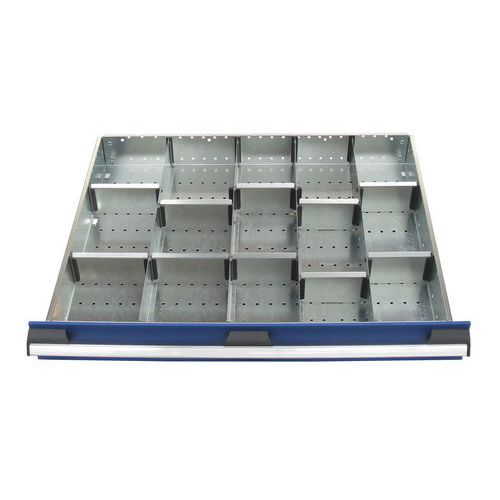 Lote de divisórias para armário com gavetas Bott SL-66 - Altura 12,7 cm