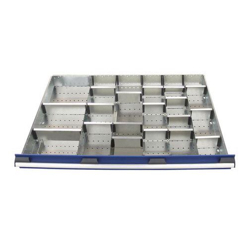 Lote de divisórias para armário de gavetas Bott SL-107 - 12,7 cm de altura